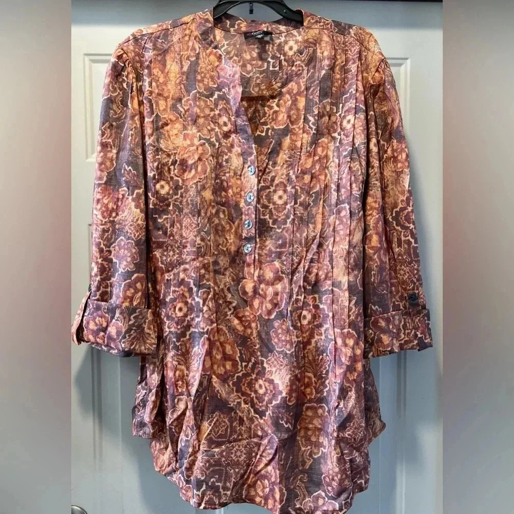 Cocomo WOMAN | ladies baby doll top. Size: 2X
